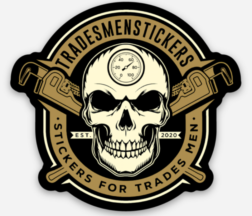 TMS Skull Sticker