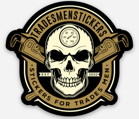 TMS Skull Sticker