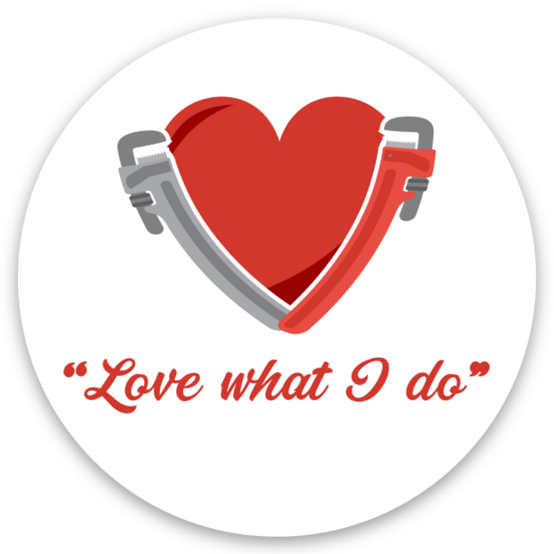 "Love What I Do" Sticker